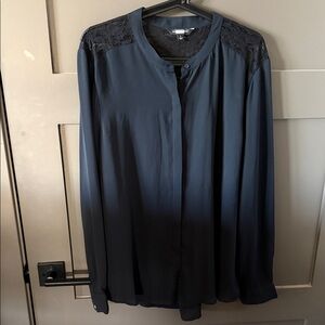 Banana Republic Black Lace Blouse